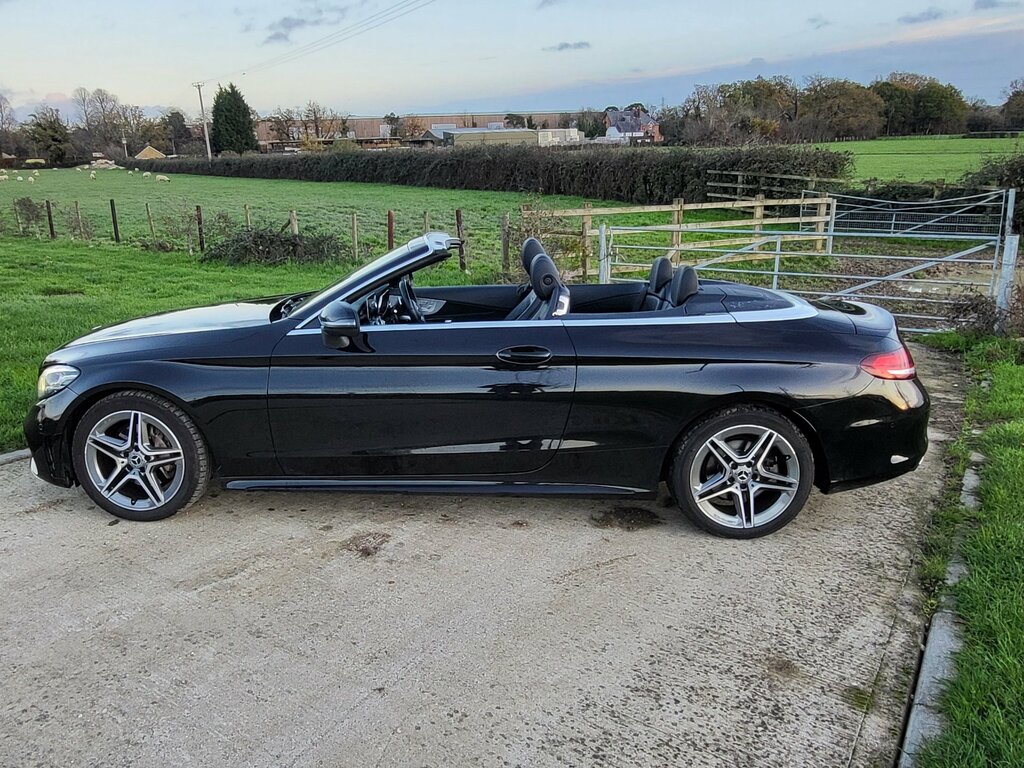 Mercedes-Benz C Class 2.0 C220d Amg Line Cabriolet G-tronic KP69SKV Black #5