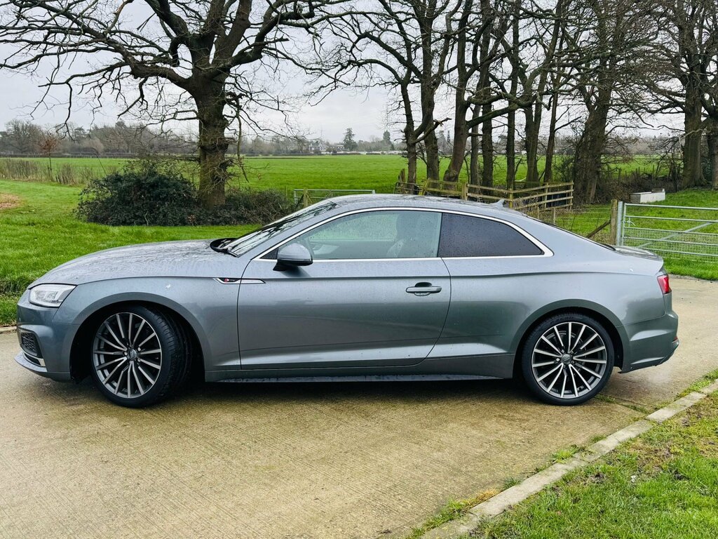 Audi A5 2.0 Tfsi 35 S Line Coupe S Tronic Euro HG69FFX Grey #3