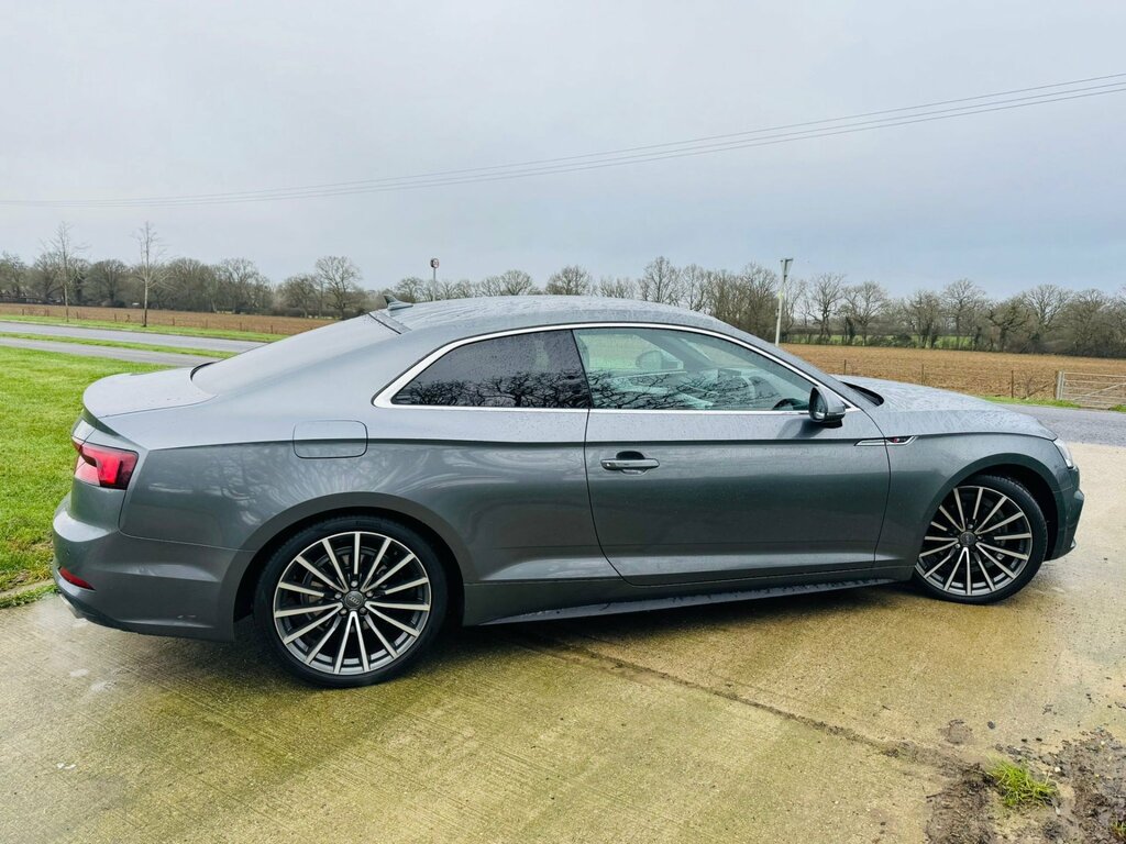 Audi A5 2.0 Tfsi 35 S Line Coupe S Tronic Euro HG69FFX Grey #2