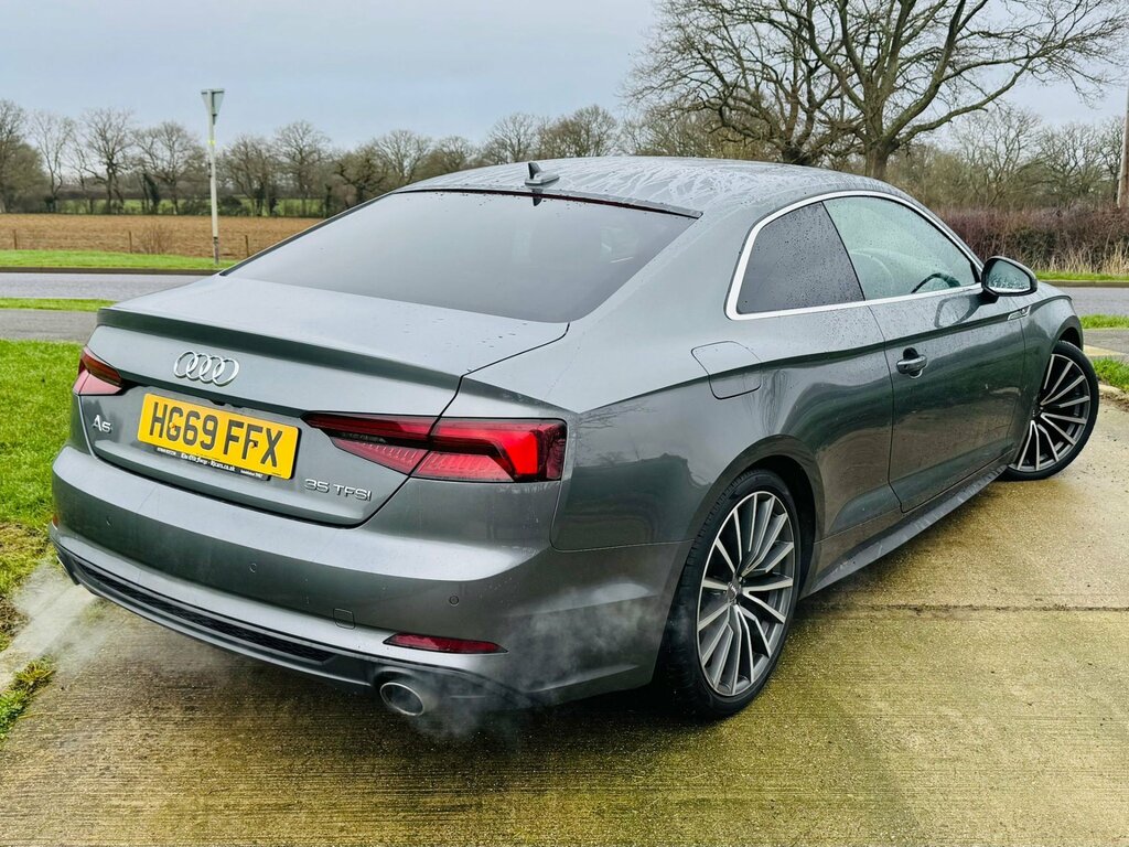 Audi A5 2.0 Tfsi 35 S Line Coupe S Tronic Euro HG69FFX Grey #4