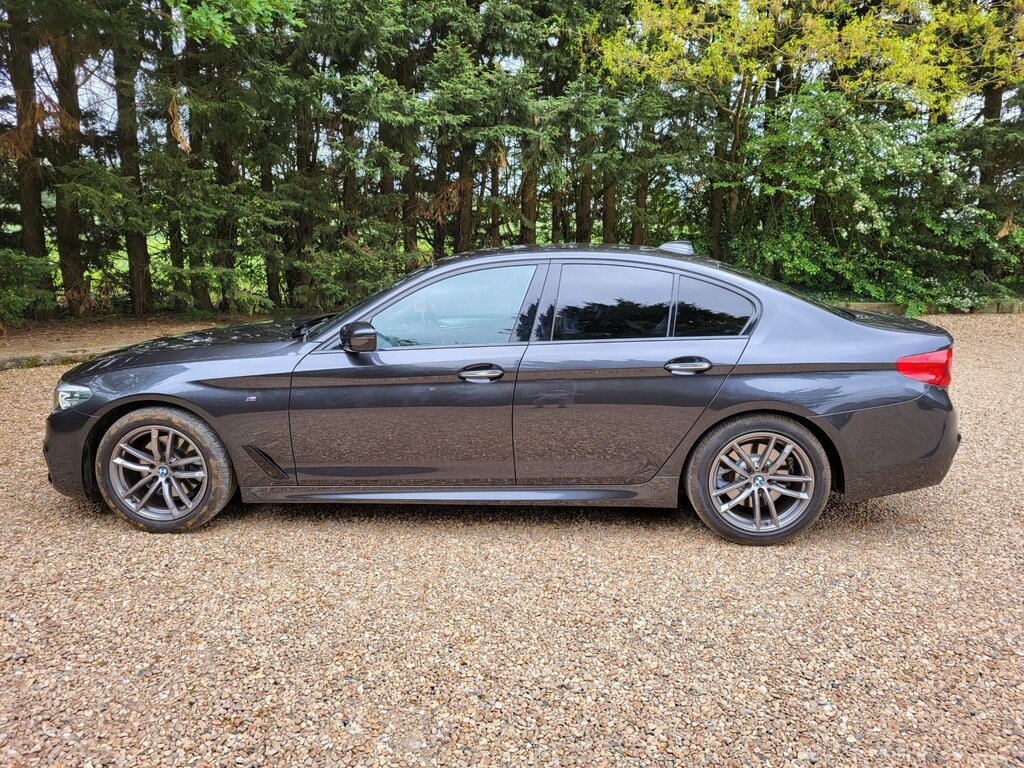 BMW 5 Series 520D M Sport YL67KWM Grey #3
