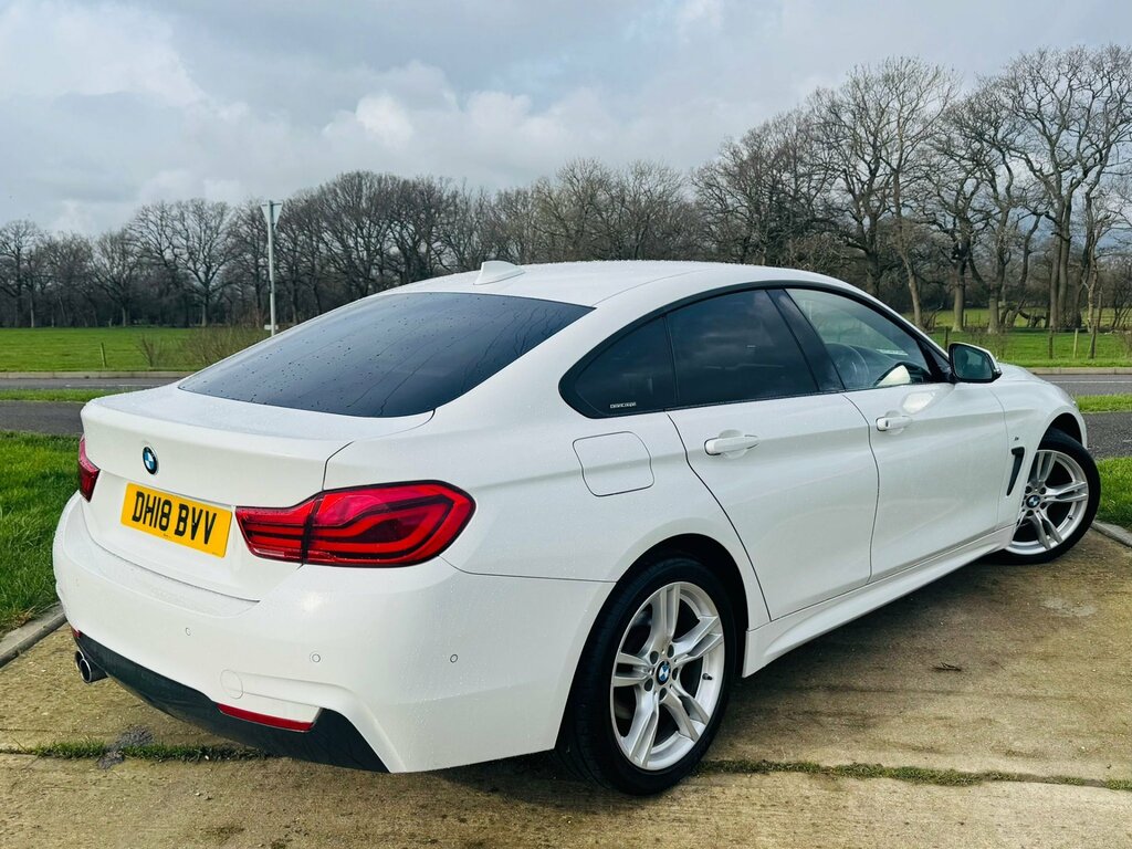 BMW 4 Series Gran Coupe 2.0 420D M Sport Hatchback Euro 6 DH18BVV White #2