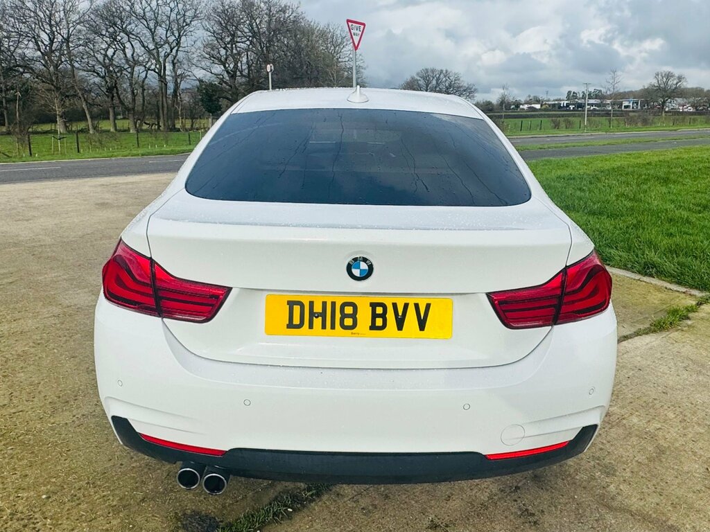 BMW 4 Series Gran Coupe 2.0 420D M Sport Hatchback Euro 6 DH18BVV White #6