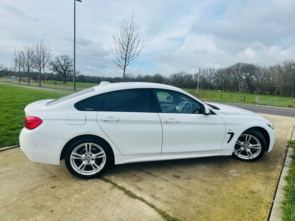 BMW 4 Series Gran Coupe 2.0 420D M Sport Hatchback Euro 6 DH18BVV White #4