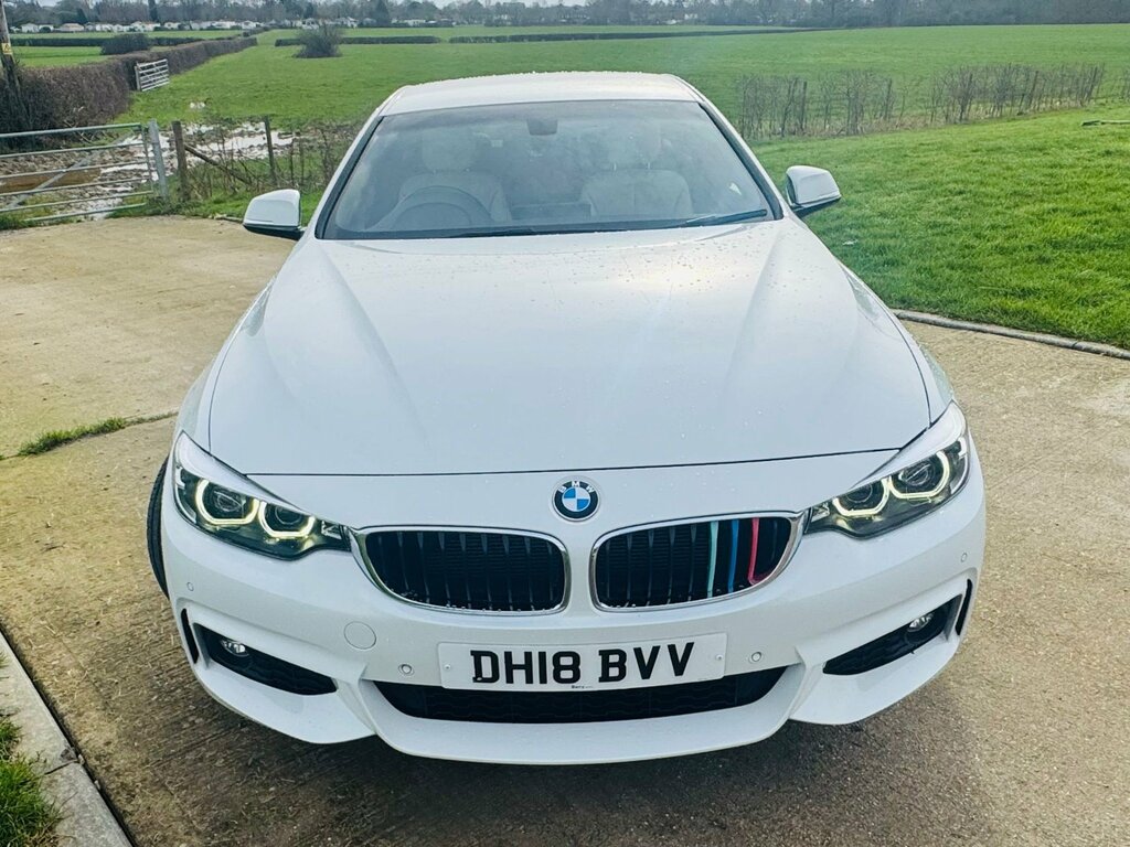 BMW 4 Series Gran Coupe 2.0 420D M Sport Hatchback Euro 6 DH18BVV White #5