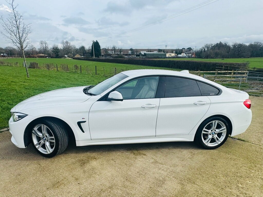BMW 4 Series Gran Coupe 2.0 420D M Sport Hatchback Euro 6 DH18BVV White #3
