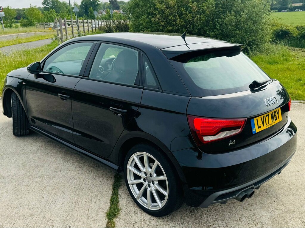 Audi A1 1.4 Tfsi S Line Sportback S Tronic Euro LV17MBY Black #2