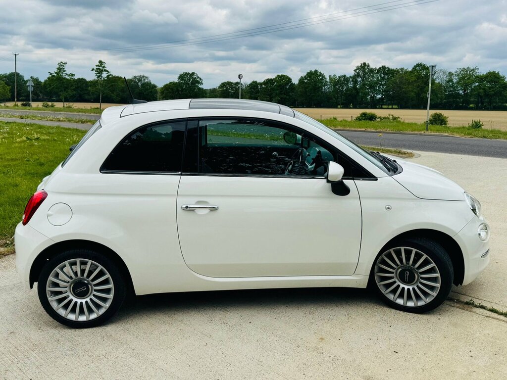 Fiat 500 1.2 Lounge Hatchback Euro 6 Ss LG66DHU White #5