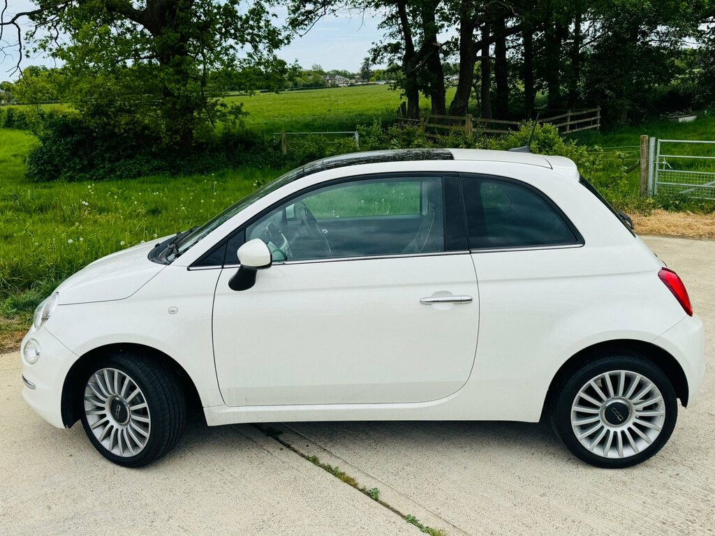 Fiat 500 1.2 Lounge Hatchback Euro 6 Ss LG66DHU White #3