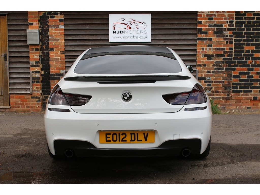 BMW 6 Series 640D M Sport U337 EO12DLV White #4