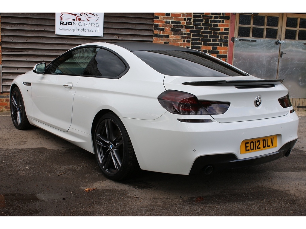 BMW 6 Series 640D M Sport U337 EO12DLV White #5