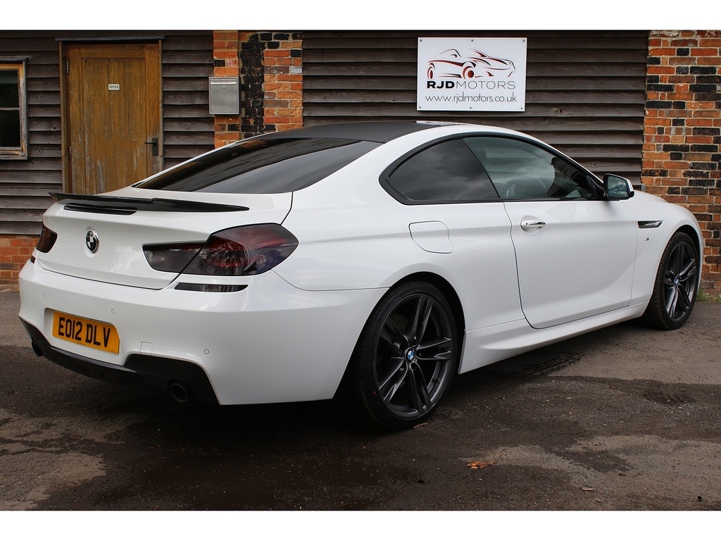 BMW 6 Series 640D M Sport U337 EO12DLV White #3