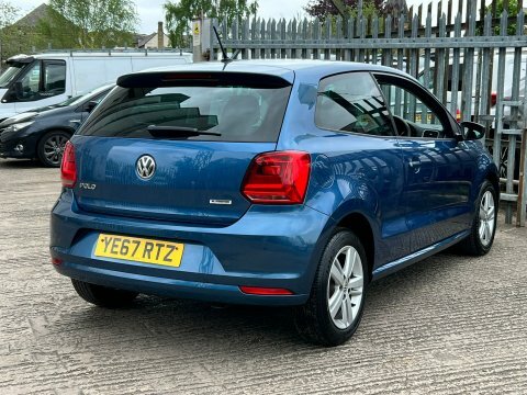 Volkswagen Polo Match Edition YE67RTZ Blue #6