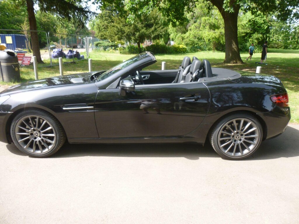 Mercedes-Benz SLC 1.6 Slc180 Amg Line G-tronic Euro 6 Ss Black #2