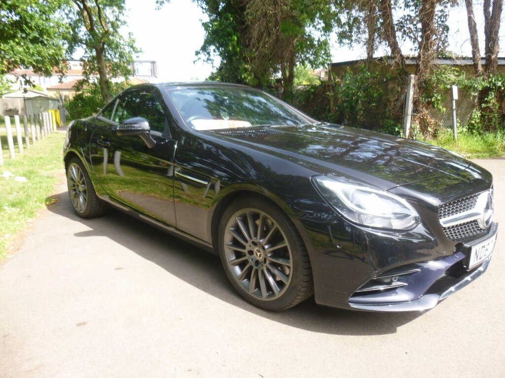 Mercedes-Benz SLC 1.6 Slc180 Amg Line G-tronic Euro 6 Ss Black #6