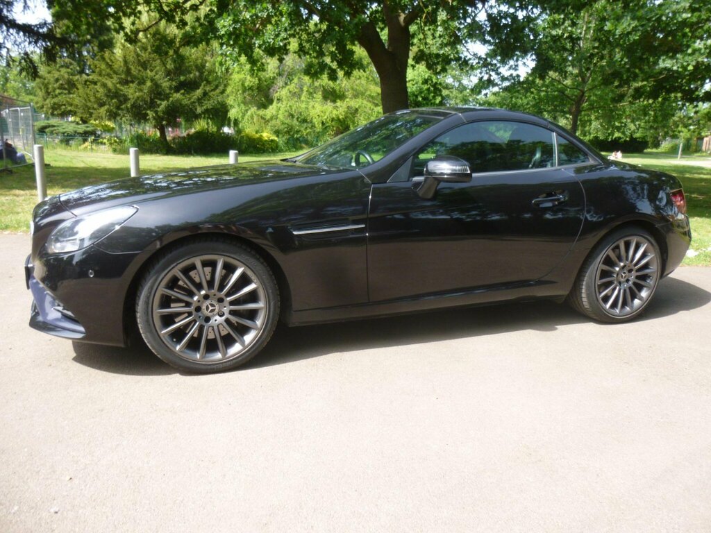 Mercedes-Benz SLC 1.6 Slc180 Amg Line G-tronic Euro 6 Ss Black #3