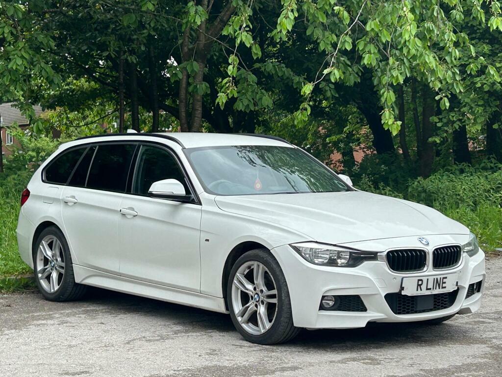 BMW 3 Series 2.0 320D M Sport Touring Xdrive Euro 6 S S FD65VRM White #3
