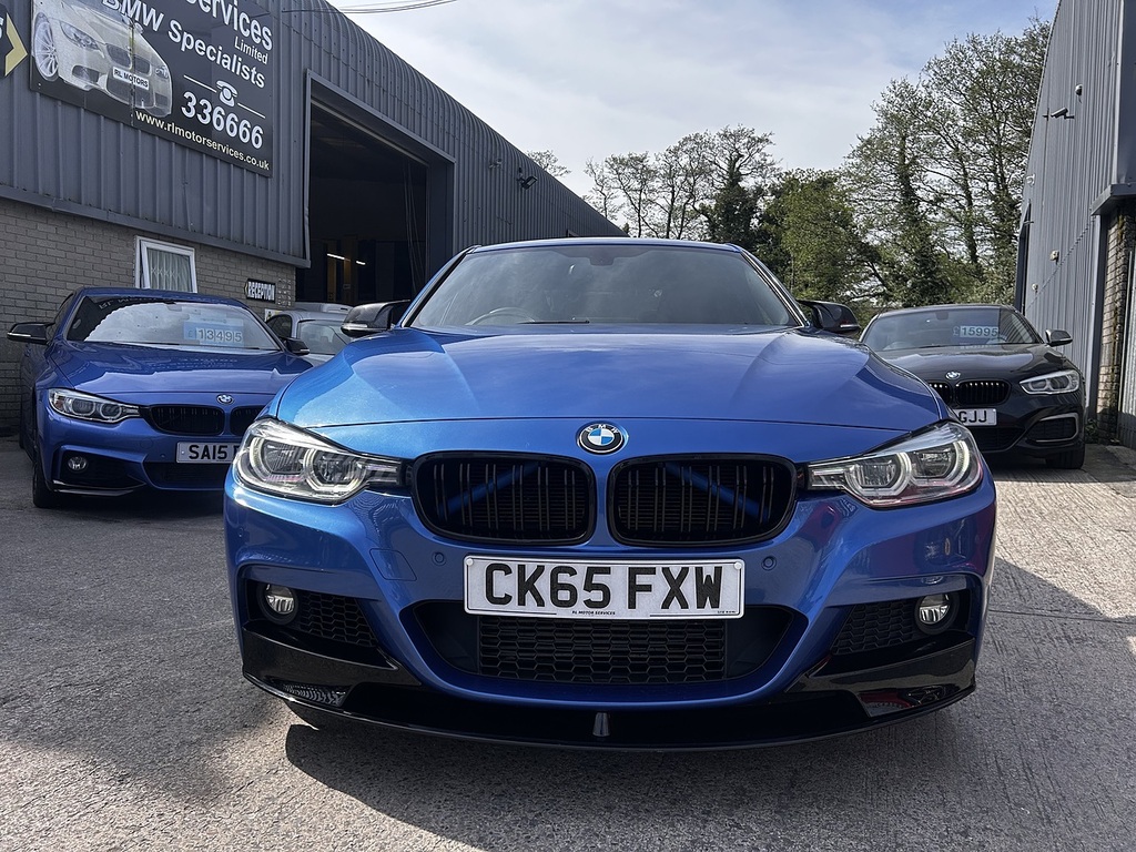 BMW 3 Series 335D M Sport CK65FXW Blue #2