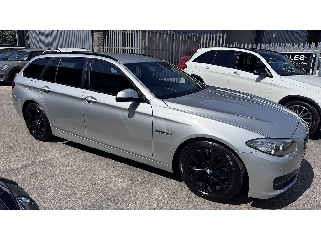 BMW 5 Series 520D Se YK16EXB Silver #4