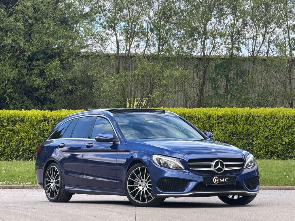 Mercedes-Benz C Class 2.1 C250d Amg Line Premium Plus 7G-tronic Euro Blue