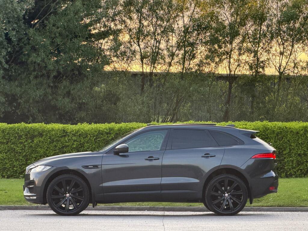 Jaguar F-Pace 2.0 D180 R-sport Awd Euro 6 Ss Grey #4
