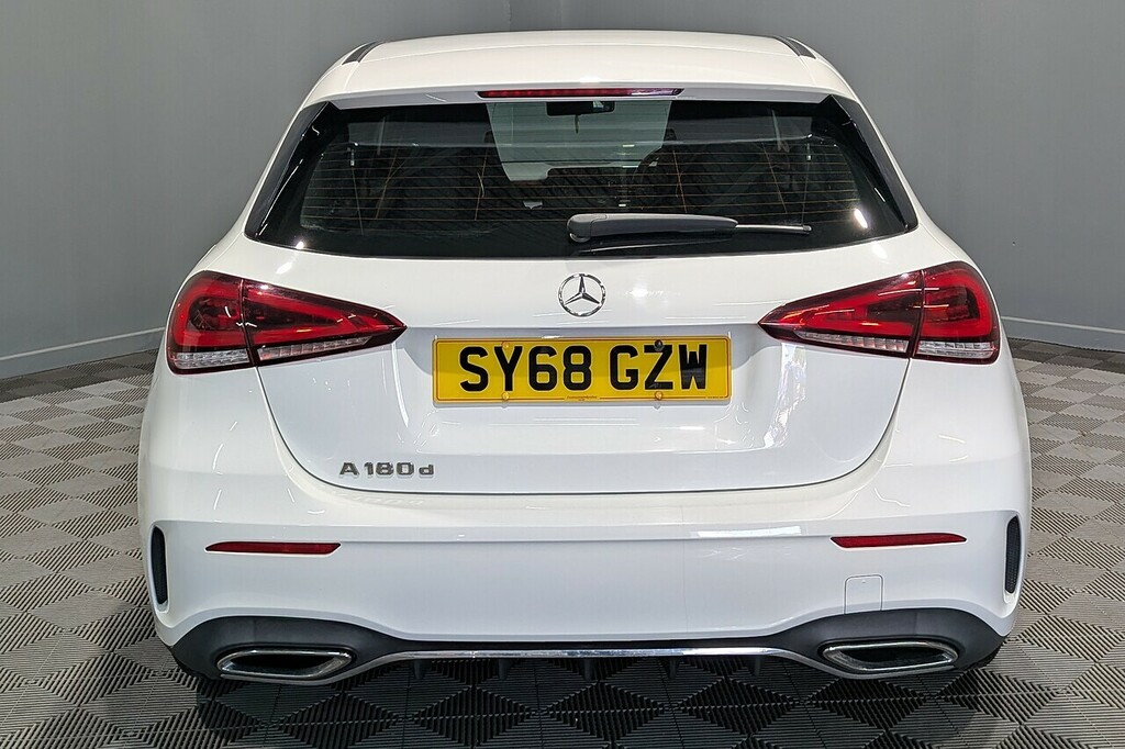 Mercedes-Benz A Class 1.5 A180d Amg Line Hatchback 7G-dct Eur SY68GZW White #5