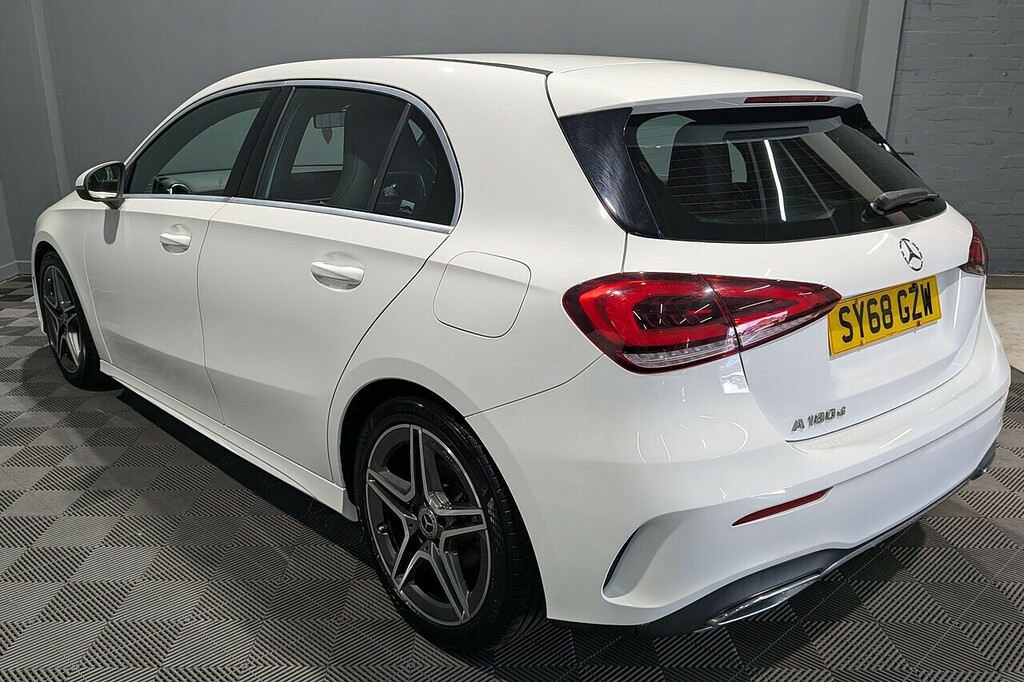 Mercedes-Benz A Class 1.5 A180d Amg Line Hatchback 7G-dct Eur SY68GZW White #6