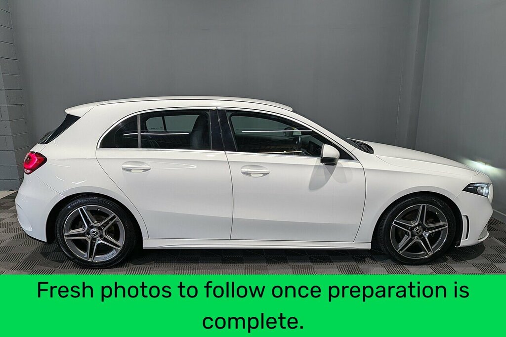 Mercedes-Benz A Class 1.5 A180d Amg Line Hatchback 7G-dct Eur SY68GZW White #3