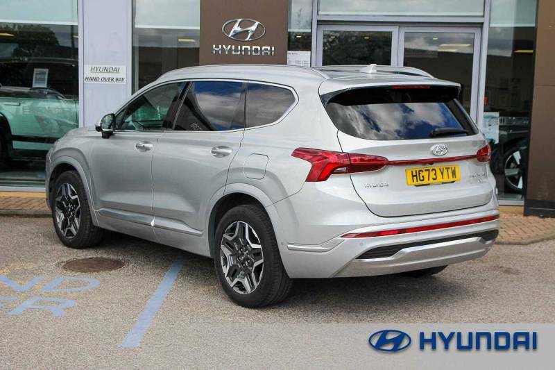 Hyundai Santa Fe 1.6 Tgdi Hybrid Ultimate 4Wd - 2024 73 HG73YTW Silver #3