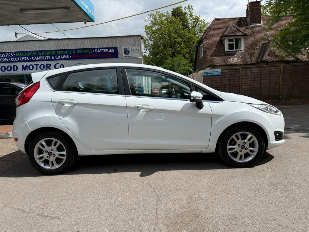 Ford Fiesta 1.0T Ecoboost Zetec Euro 6 S S RY65FWA White #5