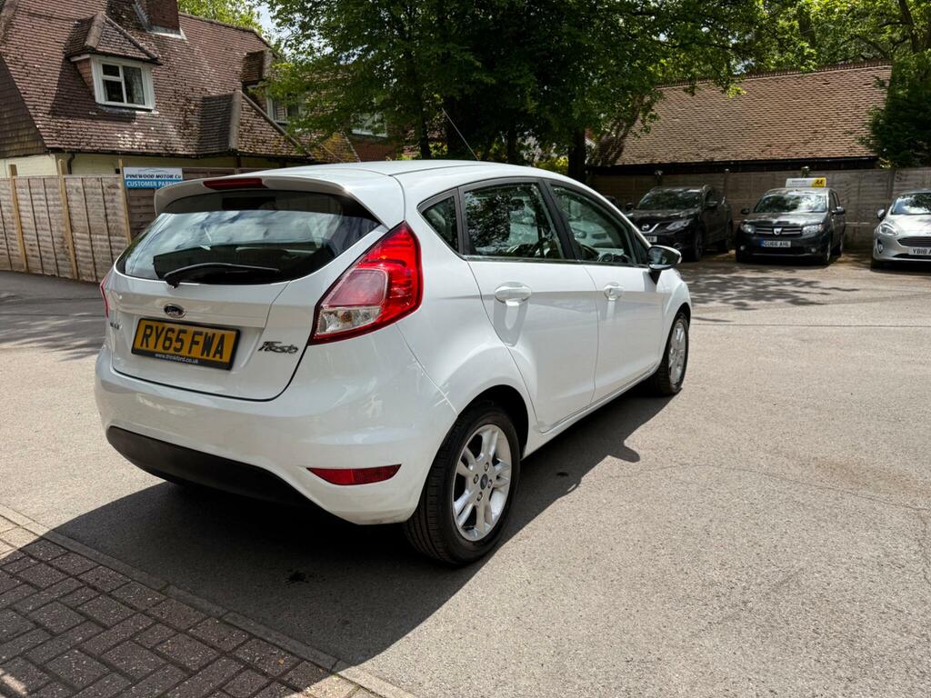 Ford Fiesta 1.0T Ecoboost Zetec Euro 6 S S RY65FWA White #4