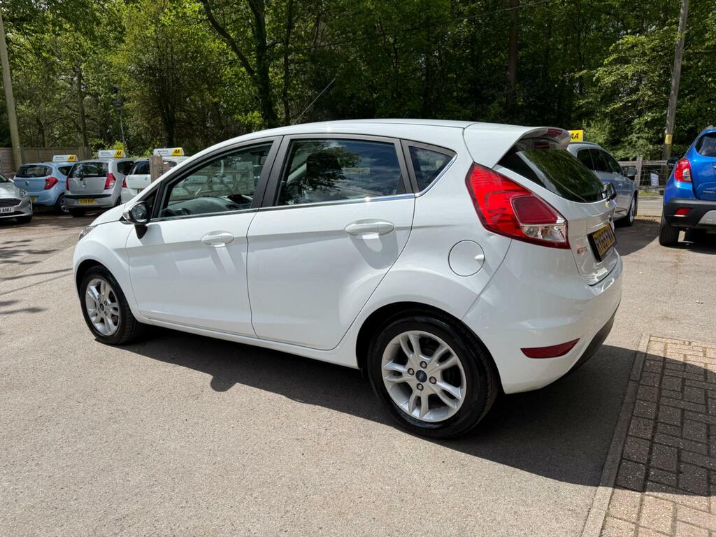 Ford Fiesta 1.0T Ecoboost Zetec Euro 6 S S RY65FWA White #2