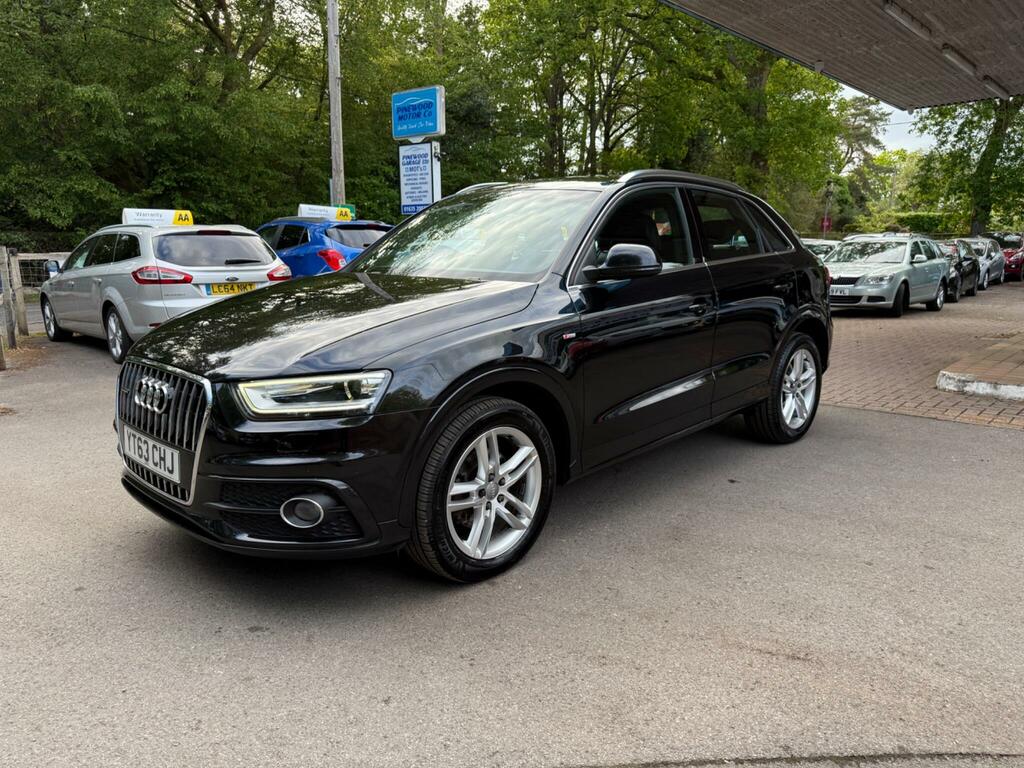 Audi Q3 2.0 Tdi S Line S Tronic Quattro Euro 5 S S YT63CHJ Black #3