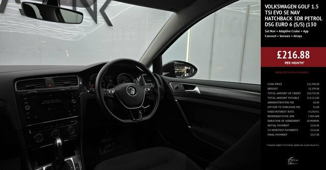 Volkswagen Golf 1.5 Tsi Evo Se Nav Hatchback Dsg Euro 6 VK68WSO Grey #3