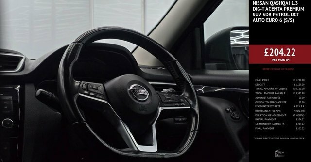 Nissan Qashqai 1.3 Dig-t Acenta Premium Suv Dct E DT69ONA Black #3