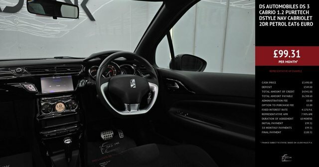 DS DS 3 Cabrio 1.2 Puretech Dstyle Nav Cabriolet Eat6 Red #3