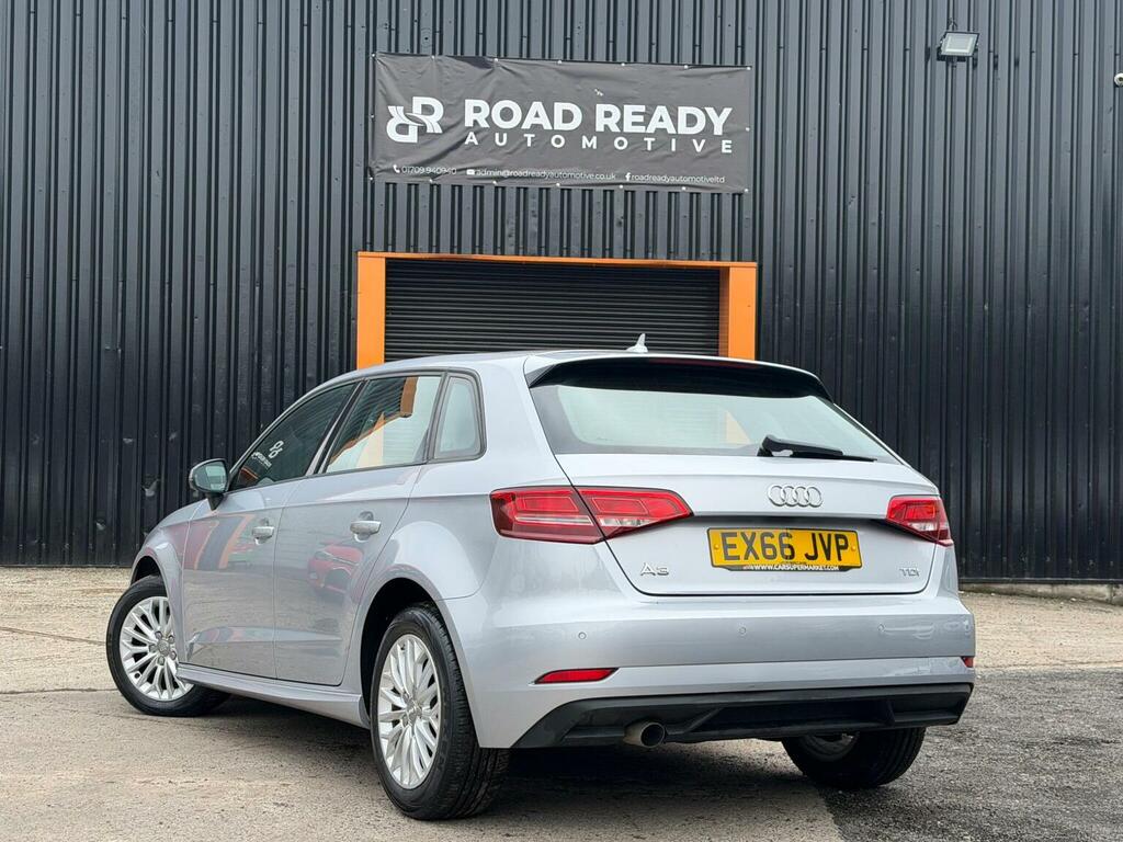 Audi A3 Hatchback 1.6 Tdi Se Technik Sportback Euro 6 Ss EX66JVP Silver #5