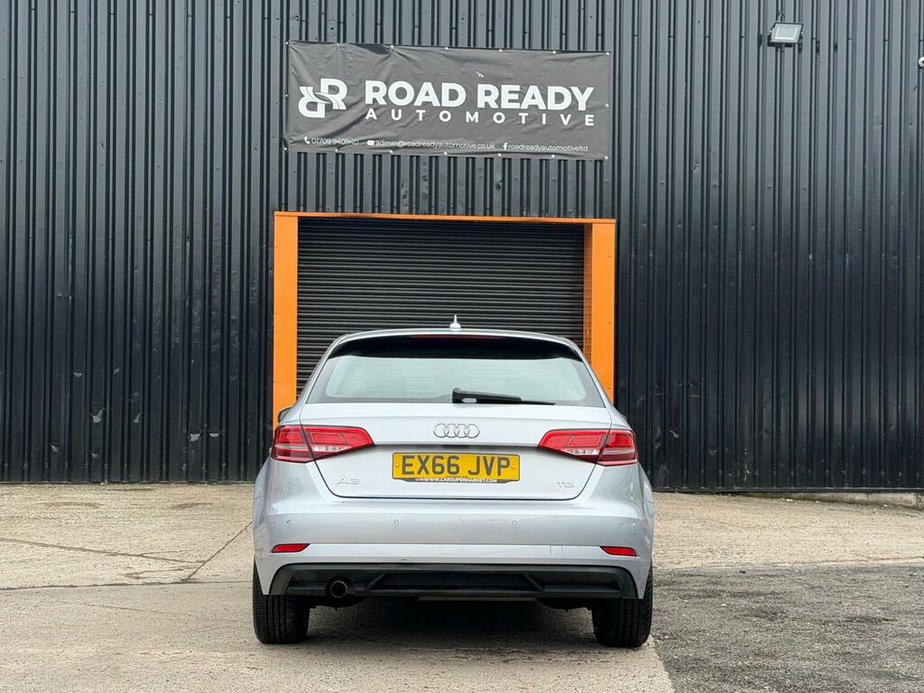 Audi A3 Hatchback 1.6 Tdi Se Technik Sportback Euro 6 Ss EX66JVP Silver #3