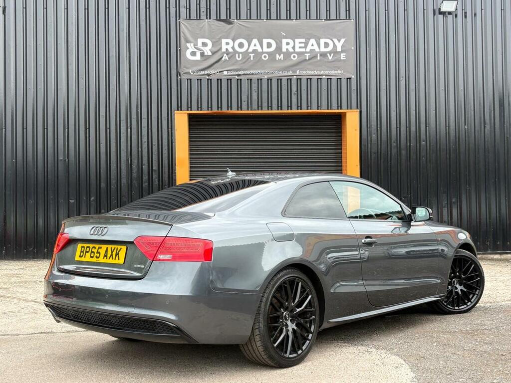 Audi A5 Coupe 2.0 Tdi Black Edition Plus Quattro Euro 6 S BP65AXK Grey #4