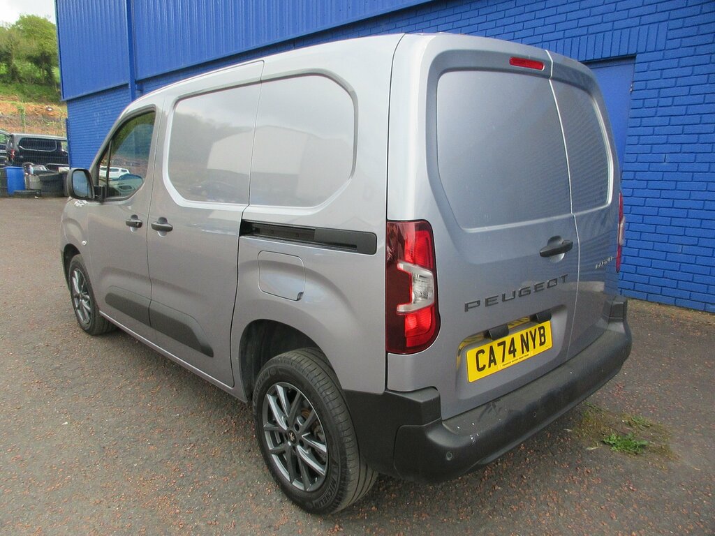 Peugeot Partner Ex.vat 2024 Peugeot Partner 1.5 Bluehdi Profession CA74NYB Grey #5