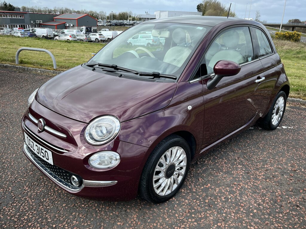 Fiat 500 2019 Fiat 500 1.2 Lounge OGZ3150 Red #2