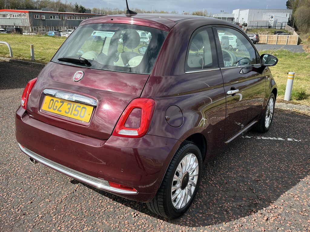 Fiat 500 2019 Fiat 500 1.2 Lounge OGZ3150 Red #5