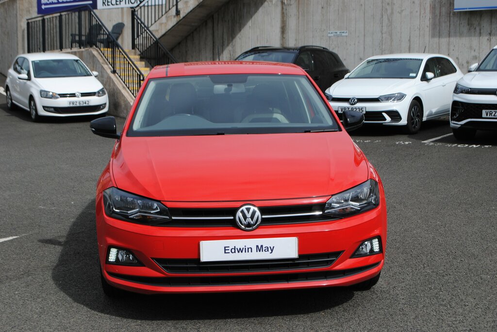 Volkswagen Polo 2019 Volkswagen Polo 1.0 Beats Evo 65 YB19NXO Red #2
