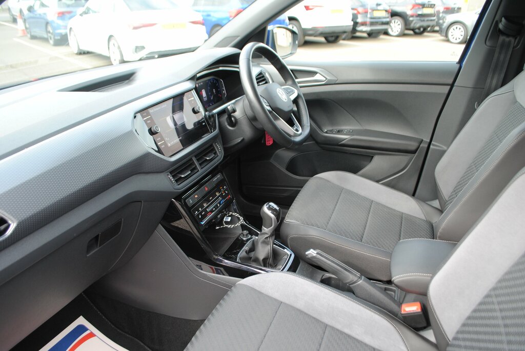 Volkswagen T-Cross 2023 Volkswagen T-cross 1.0 R-line Tsi URZ6203 Blue #4