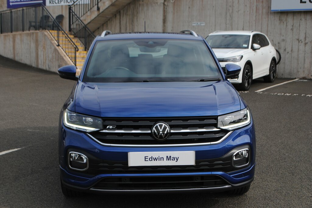 Volkswagen T-Cross 2023 Volkswagen T-cross 1.0 R-line Tsi URZ6203 Blue #2