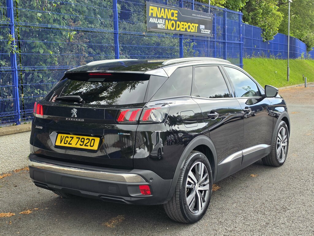 Peugeot 3008 2022 Peugeot 3008 1.6 Hybrid 225 Allure Premium E- VGZ7920 Black #3