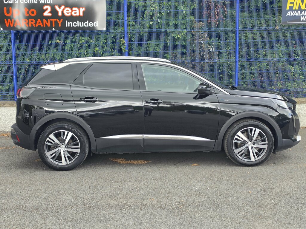Peugeot 3008 2022 Peugeot 3008 1.6 Hybrid 225 Allure Premium E- VGZ7920 Black #2