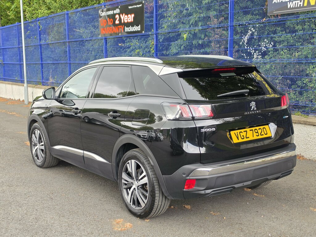 Peugeot 3008 2022 Peugeot 3008 1.6 Hybrid 225 Allure Premium E- VGZ7920 Black #5