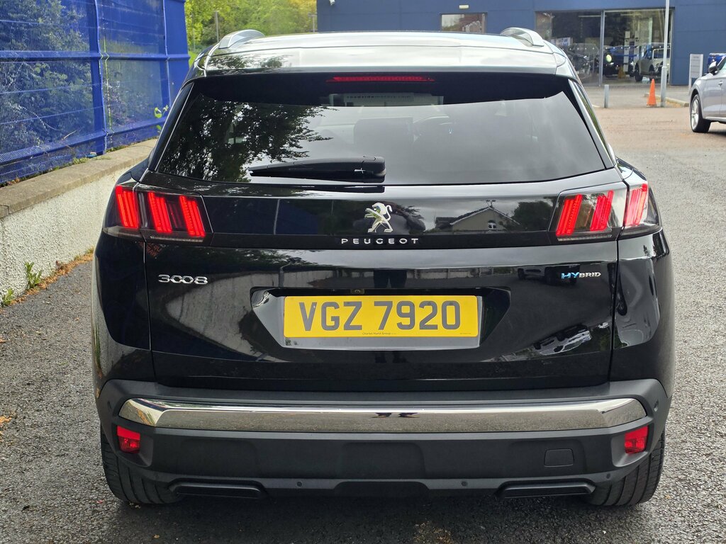 Peugeot 3008 2022 Peugeot 3008 1.6 Hybrid 225 Allure Premium E- VGZ7920 Black #4