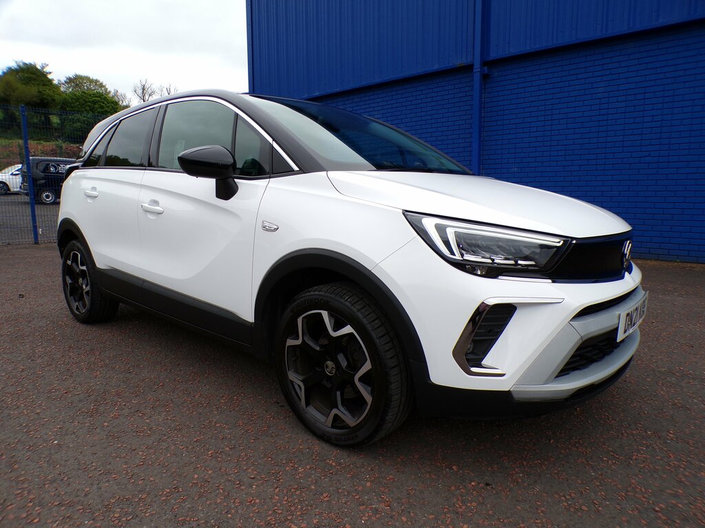 Vauxhall Crossland 2021 Vauxhall Crossland 1.2 Elite Nav White